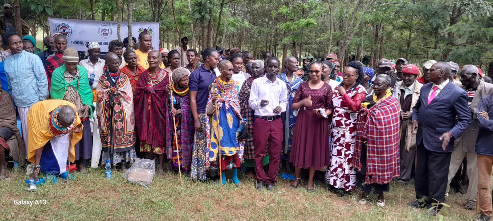 Community gathering in Maralal